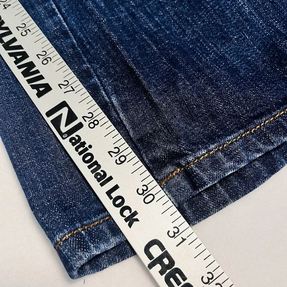 Wrangler Retro Relaxed Boot Cut Jeans Mens 36X32 Blue Denim Western Cowboy Adult - Picture 7 of 9